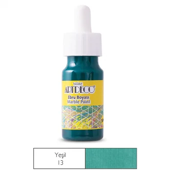 Artdeco Ebru Boyası 30 Ml Yeşil Y-016b-13