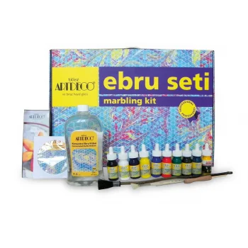 Artdeco Ebru Seti Profesyonel 10 Renk Y-016 Es-9