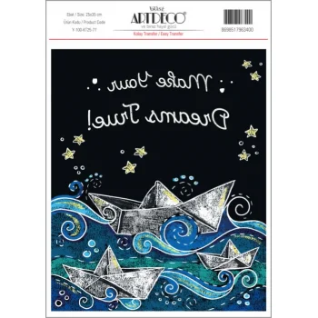 Artdeco Kolay Transfer 25*35 Cm Desen No:77 Lv-y-100-kt25-77