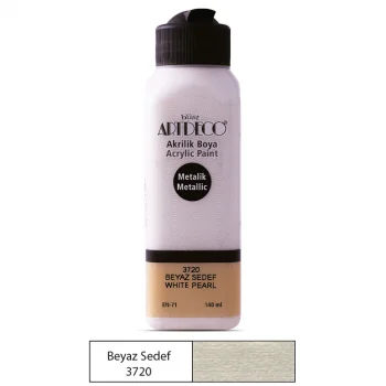Artdeco Metalik Akrilik Boya 140 Ml Beyaz Sedef Y-071r-3720