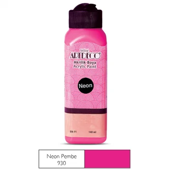 Artdeco Neon Akrilik Boya 140 Ml Neon Pembe 070r-930