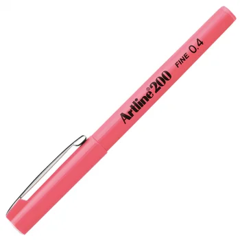 Artline 200n Fine Keçe Uçlu Yazı Kalemi Uç:0,4mm Pembe Lv-a-ek-200n Pink