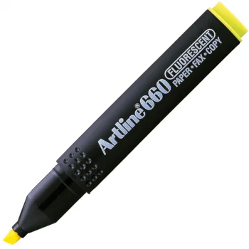 Artline 660 Fosforlu Kalem Kesik Uç:1,0-4,0mm F.sarı Lv-a-ek-660 F.yellow