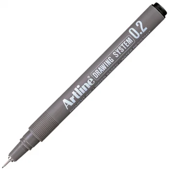 Artline Çizim Kalemi 232 Siyah 0.2 Mm Ek-232