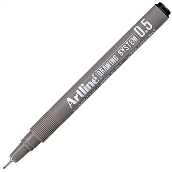 Artline Drawing System 0.5 Çizim Kalemi Uç:0,5mm Siyah Lv-a-ek-235 Black