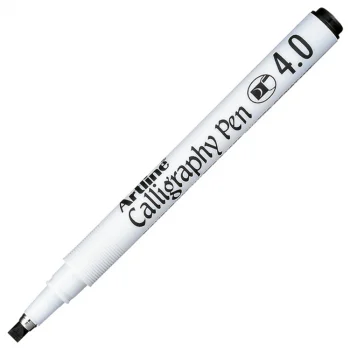 Artline Supreme Calligraphy Pen 4.0 Kaligrafi Kalemi Uç:4,0mm Siyahlv-a-epf-244black