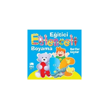 Bıcırık/ Eğitici Eğlenceli Boyama Kitabı Harfler Sayılar