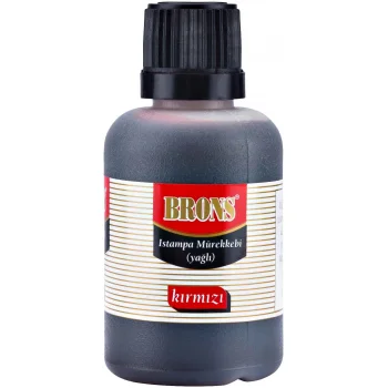 Brons Br-330 Istampa Mürekkepi 50cc Kırmızı