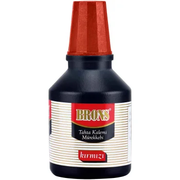 Brons Br-352 Tahta Kalem Mürekkebi Kırmızı 30 Cc.