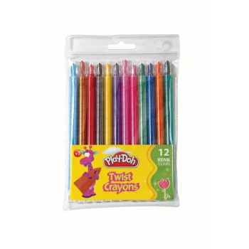 Bu-bu 00044 12 Renk Twıst Crayon Mum Boya