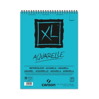 Canson A4 Canxl Aquarelle 30 Sayfa 300gr Suluboya Spiralli Blok 400039170