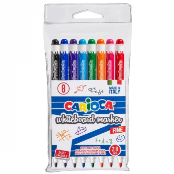 Carioca Beyaz Tahta Kalem8 Renk 8li Pvc 2.8 Mm 42920