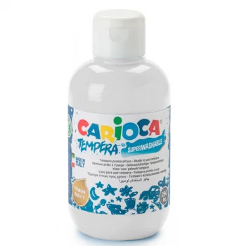 Carioca Tempera Suluboya Süper Yikanabilir Beyaz 250 Ml.40424/01