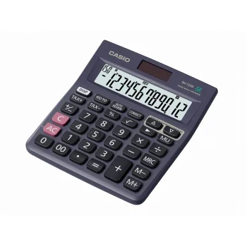 Casio Mj-120d Plus Hesap Makinesi 12 Hane İşlem Kontrollü Mj-120dplusbkwadpw