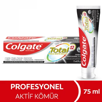 Colgate 50 Ml Diş Macun_total 12 Pro Aktif Kömür