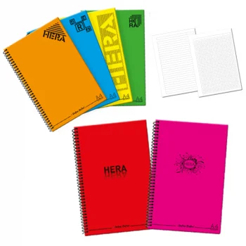 Defne Heraa A4 Pp Kapak Defter 40 Yaprak Kareli Dfn-1438