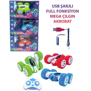 Duman 3688-g99a Kumandalı Araba_mega Çılgın Akrobat Oyck