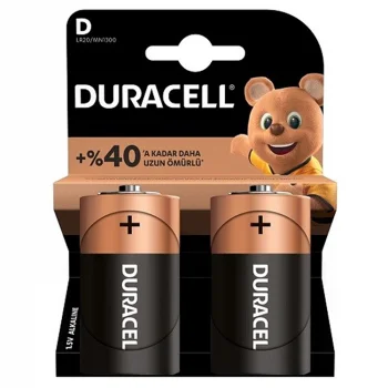 Duracell Alkaline Pil Büyük D 2li 076716 *10