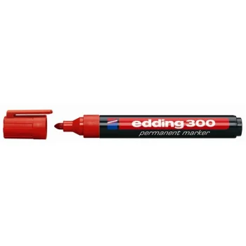 Edding Permanent Markör Kırmızı E-300 / Ed30002