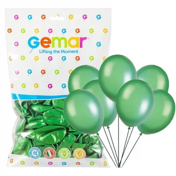 Erbay Gemar Gm110 Metalik Balon İthal 100lü_ Yeşil-37