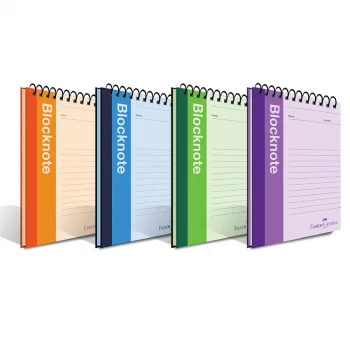 Faber Castell Bloknot A5 Canlı Renkler 80 Yaprak Kareli 5075000414000 Kmpy