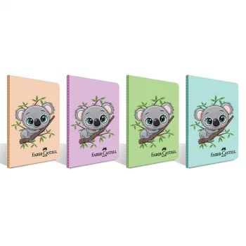 Faber Castell Defter Koala Pp Kapak A4 100 Yaprak Kareli 5075000407000