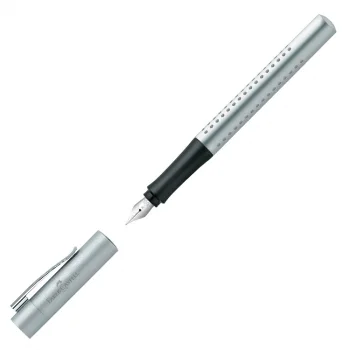 Faber Castell Dolma Kalem Grip Fuller Fountain Pen Silver 5192183472000