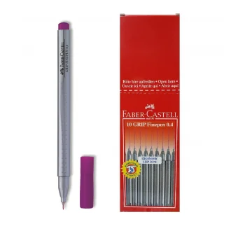 Faber Castell Finepen Kalem Grip 0.4 Mm Açık Mor 5020151637000