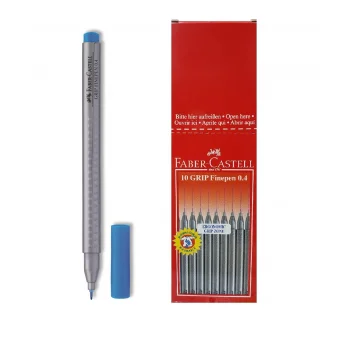 Faber Castell Finepen Kalem Grip 0.4 Mm Mavi 5020151651000