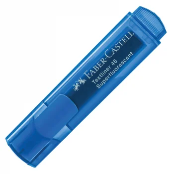 Faber Castell Fosforlu Kalem 1546 Şeffaf Gövde Mavi 5030154652