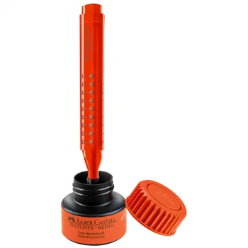 Faber Castell Fosforlu Kalem Mürekkebi 1549 Turuncu 5150154915000