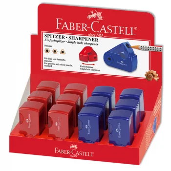 Faber Castell Kalemtraş Sleeve Kırmızı - Mavi 5140182701
