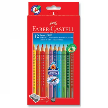 Faber Castell Kuru Boya Kalemi Grip Jumbo 12li 5170110912000 Kmpy