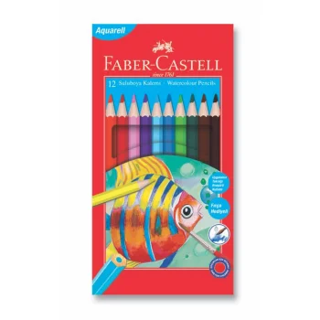 Faber Castell Kuru Boya Kalemi Redline Aquarell Karton Kutu 12li 5171110622000