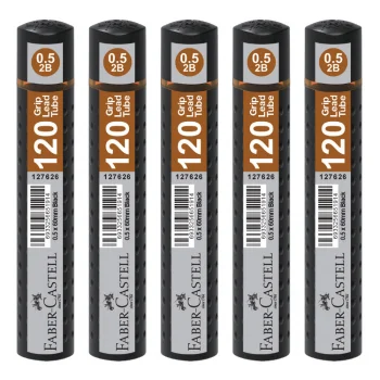 Faber Castell Min Uç Grip 0.5 Mm 120li 2022 Siyah 5090127626000