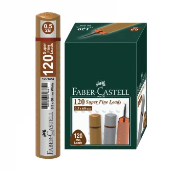 Faber Castell Min Uç Grip 0.5 Mm 2b 60 Mm 120li Altın Tüp 5090127680000
