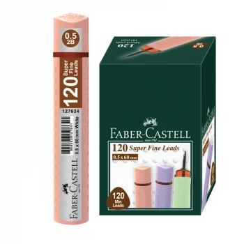 Faber Castell Min Uç Grip 0.5 Mm 2b 60 Mm 120li Pastel Turuncu Tüp 5090127683000