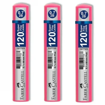 Faber Castell Min Uç Grip 0.7 Mm 2b 60 Mm 120li Pembe Tüp 5090127723000