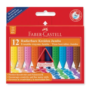 Faber Castell Mum Boya Grip Jumbo 12 Renk-5281122540000
