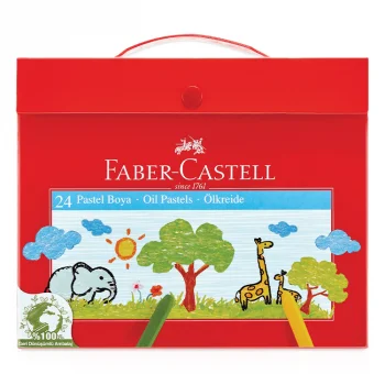 Faber Castell Pastel Boya Karton Çantalı 24lü 5282000002000