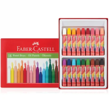 Faber Castell Pastel Boya Köşeli 18li 5282125318000