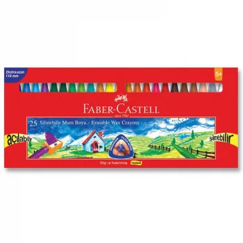 Faber Castell Pastel Boya Wax Crayon Silinebilir 25li 5281122725000