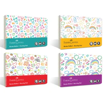 Faber Castell Resim Defteri 25*35 Cm Plastik Kapak Eğlenceli 5075000267