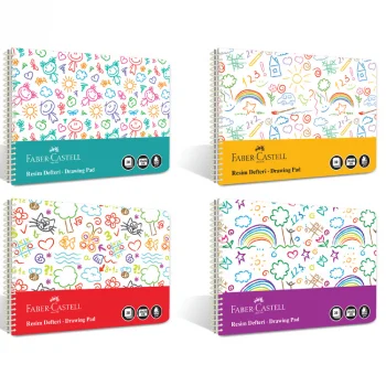 Faber Castell Resim Defteri 35*50 Cm Plastik Kapak Eğlenceli 5075000268