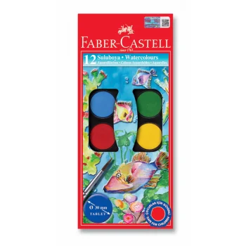Faber Castell Suluboya Redline 12li Büyük Boy 5292125012000