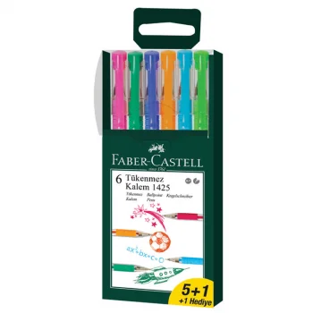 Faber Castell Tükenmez Kalem Ailesi 1425 5+1 5211142557000
