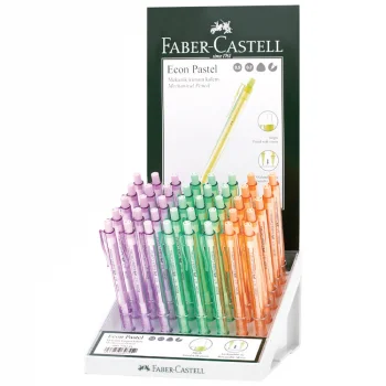 Faber Castell Versatil Kalem Econ 1342 0.5 Mm+0.7 Mm Pastel Renk Stn.100x- 5081534281000