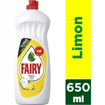 Fairy Bulaşık Deterjanı Limon 650ml 798854 *20