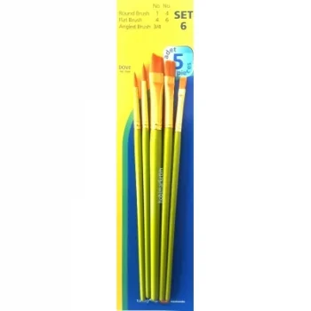 Fanart Academi 500 Fırça Seti No:6 5li 7500.s6