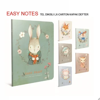 Gıpta A4 Easy Notes Dikişli Karton.kpk.defter 60 Yp.kareli  3-4765000-2011